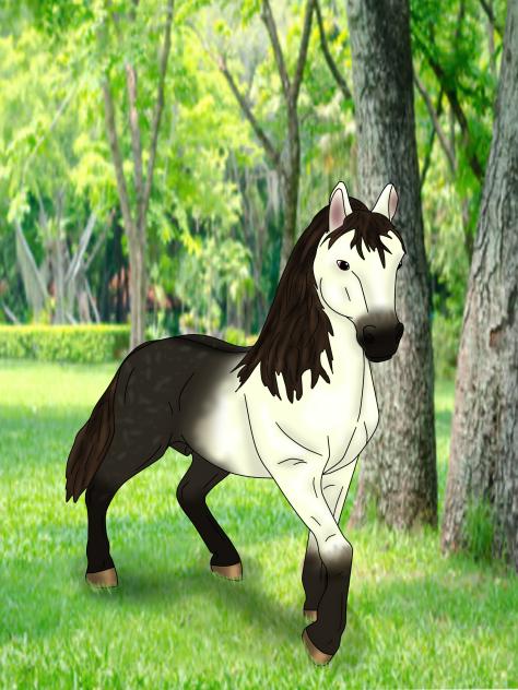 my toy horse as art #3
