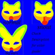 Mask felting guide for therians