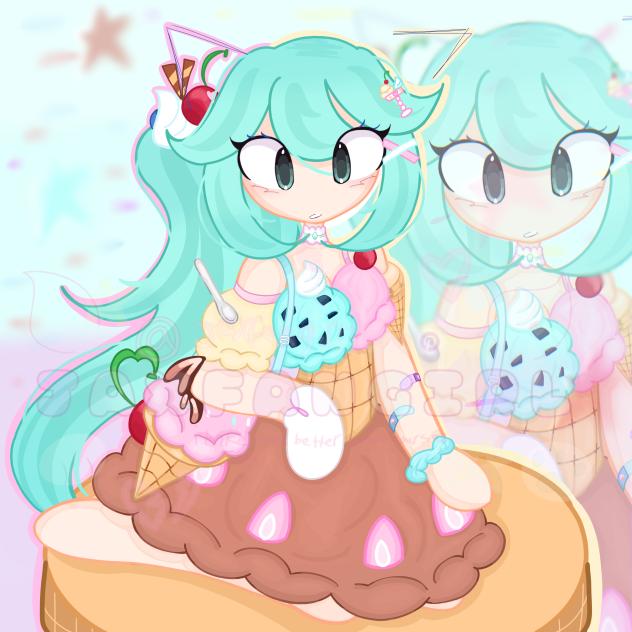 ice cream ☆ decora ☆🍨🍭⭐️🎀