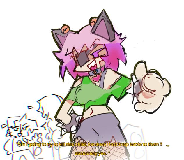 I drew them as a Friday night funkin Oc