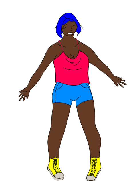 Claire's pansexual dress