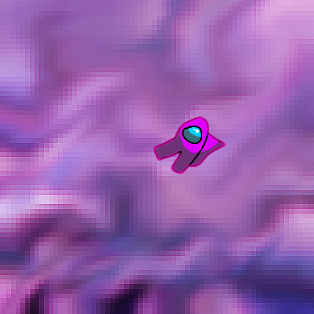 Among us PINK IN SPACE