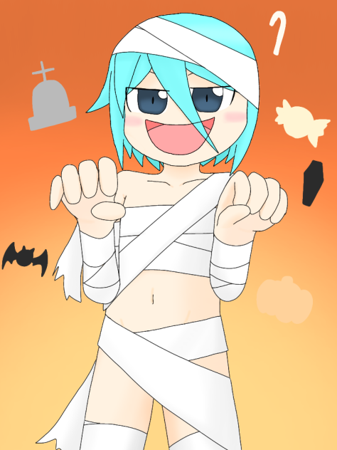 【ハロウィン】ミイラ男だぞ～