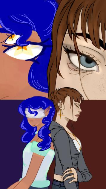 Blue and Red