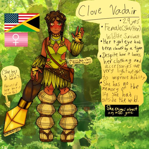 Clove Vadair [OC Reference Sheet]