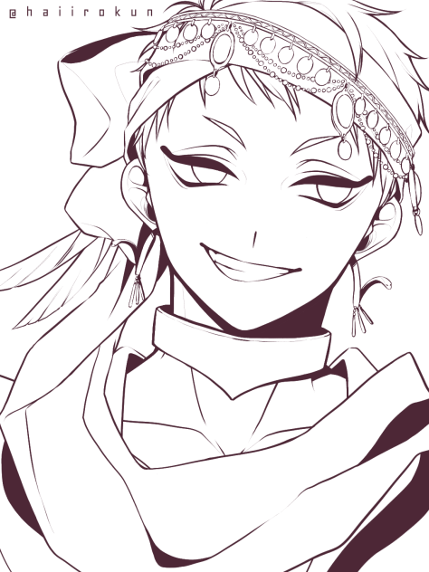 カリム（塗り絵）