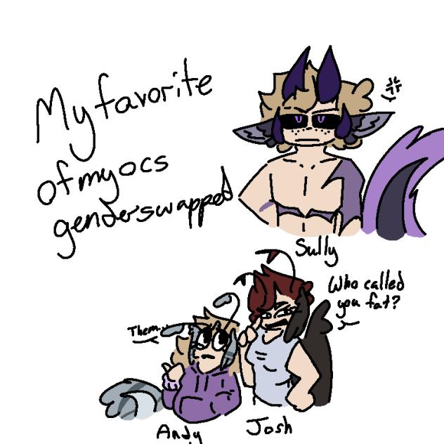 My favorite OCs genderswapped