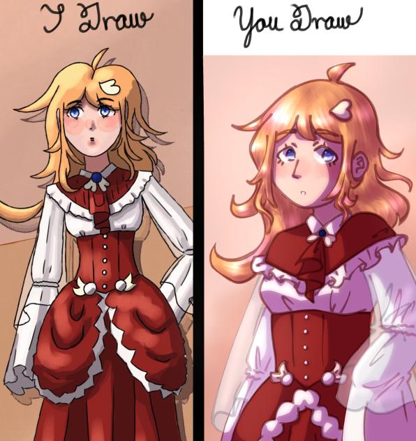 SHE REMINDS ME OF RED VELVET