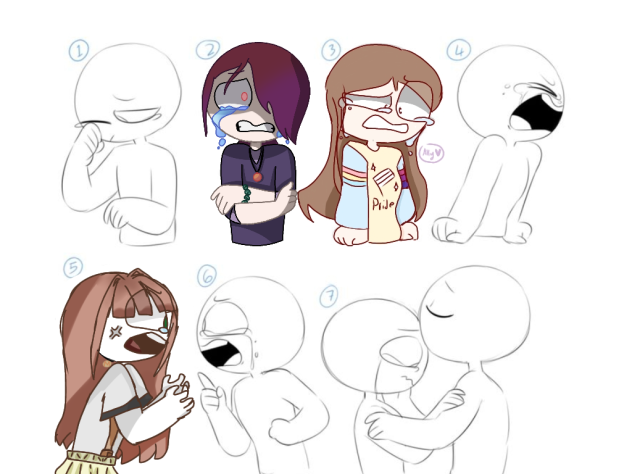 Crying collab - ibisPaint