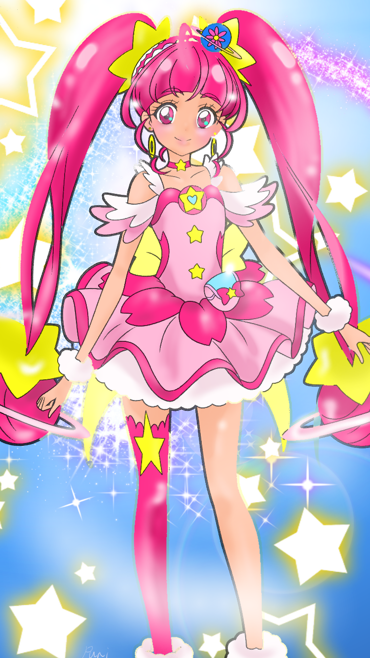 キュアスター 市販ぬりえ Ibispaint