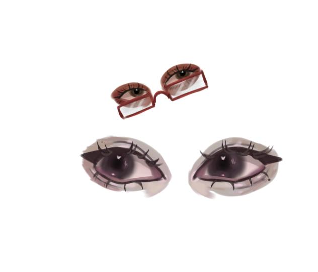 jelly art style eyes