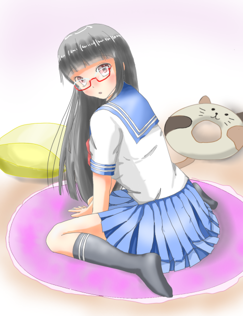 お兄ちゃん、どうしたの？メガネver