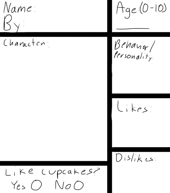 Sheet for Buddi And friends!