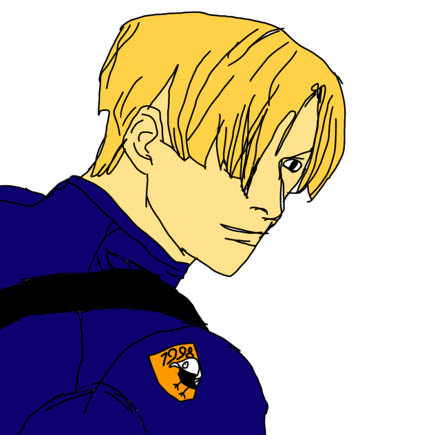 Leon Scott Kennedy in resident evil 2 ra - ibisPaint