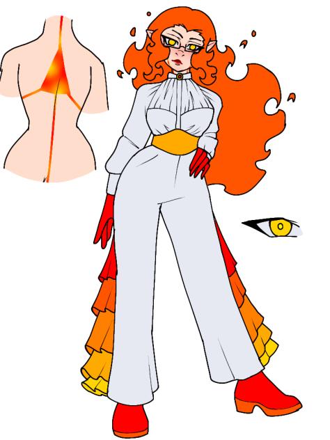 Elemental Headmaster (Fire) 1st design