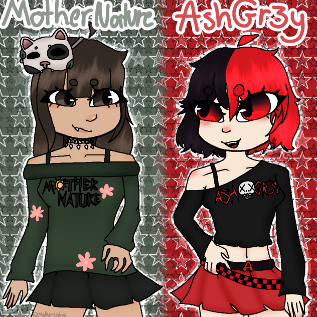 Ashgr3y fanart. ft. MotherNature!