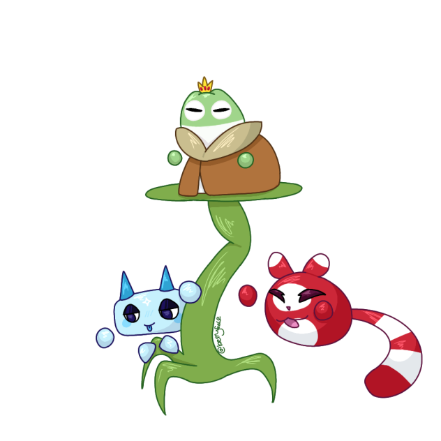 Frog King, Donnie, and Redbear
