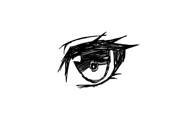 目、描いてみた