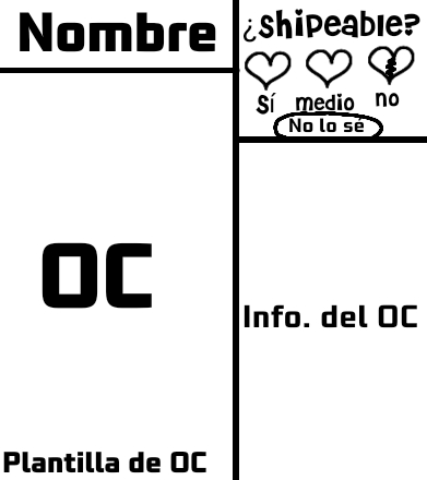 Plantilla de OC =)