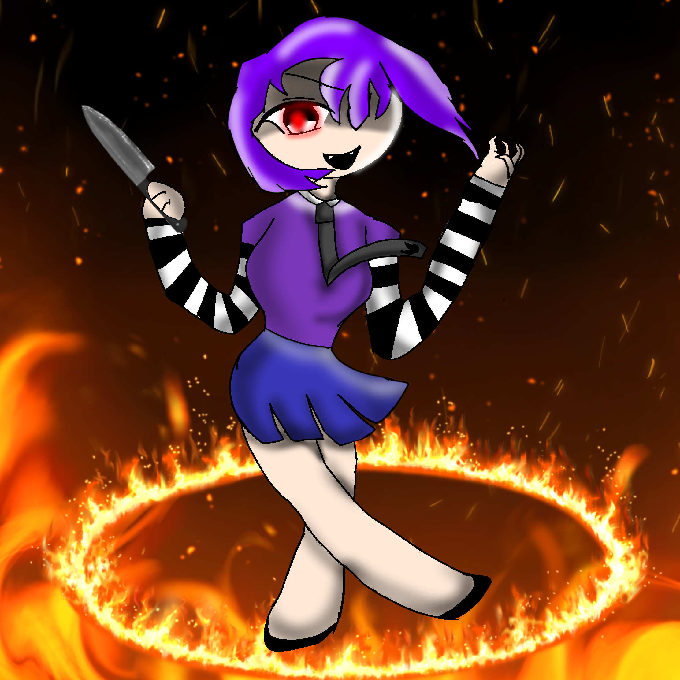 Dancing on the fire💃 - ibisPaint