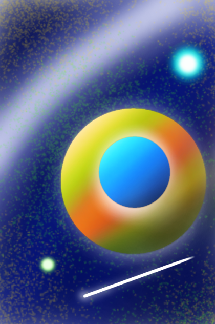 宇宙 どこかにある惑星