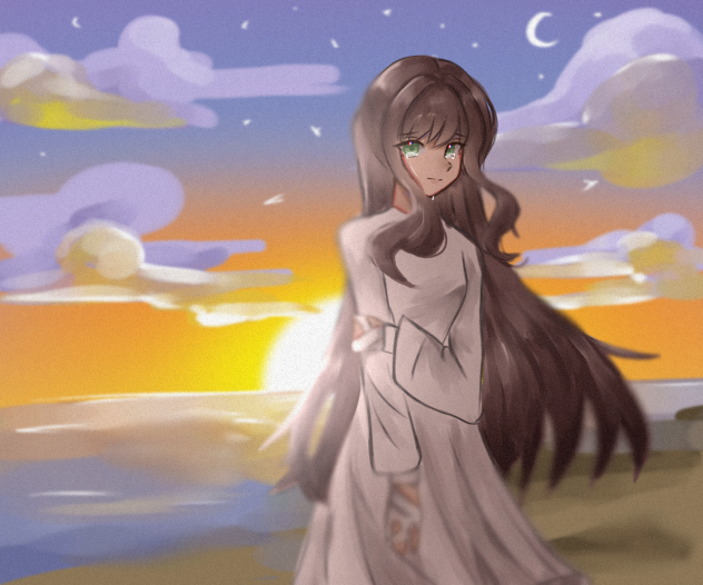 夕日が綺麗ですね