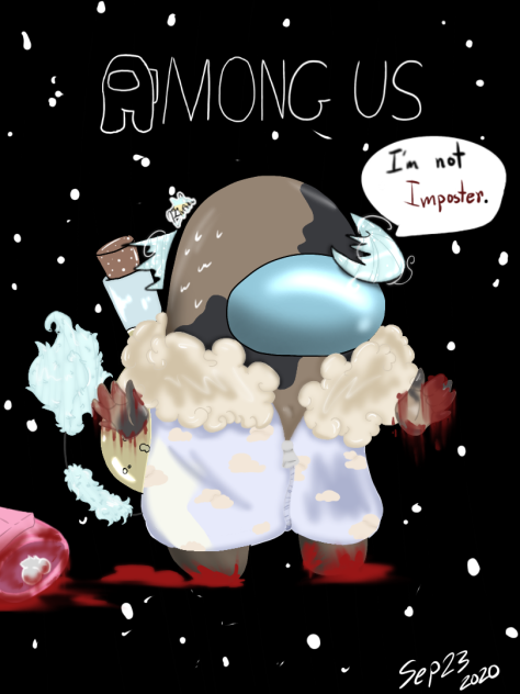 Among Us (me) speedpaint