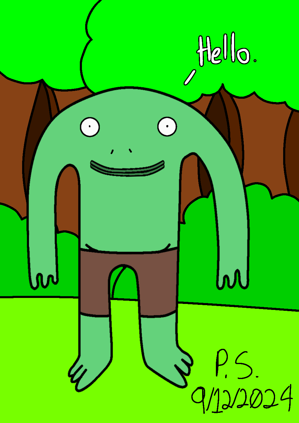 Mr. Frog (Smiling Friends) - ibisPaint