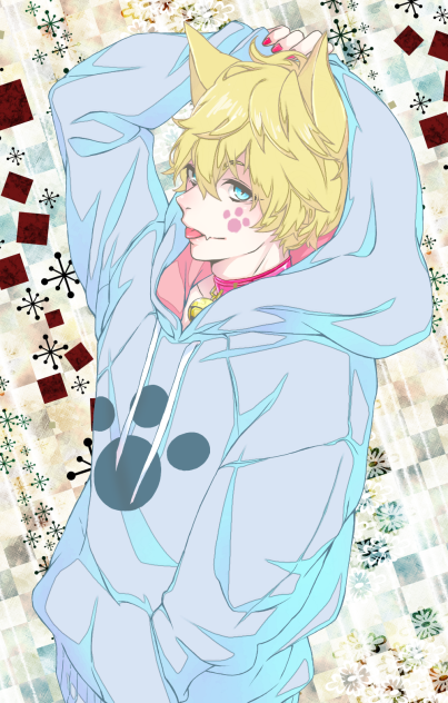 猫男子　塗ってみた