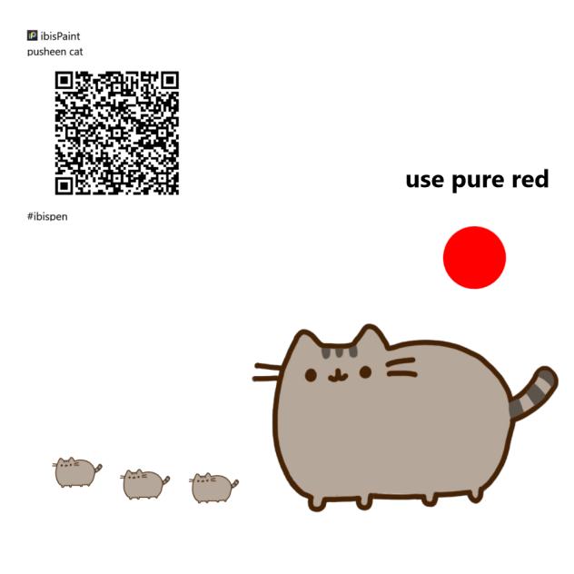 pusheen cat stamp