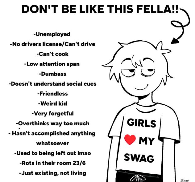 don't be like me lol