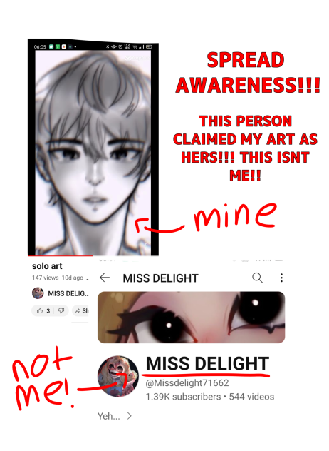 BEWARE OF ART STEALERS!!