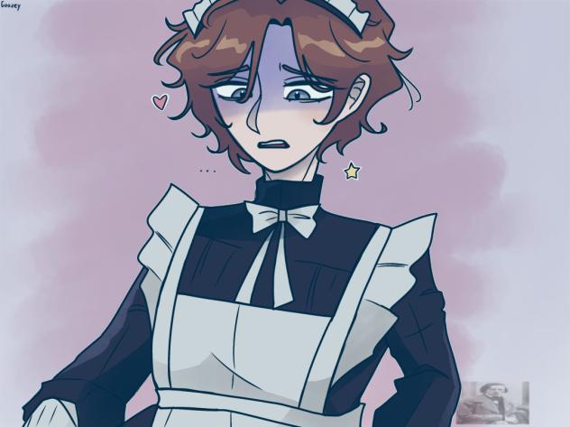 Twink in Maid uniform
