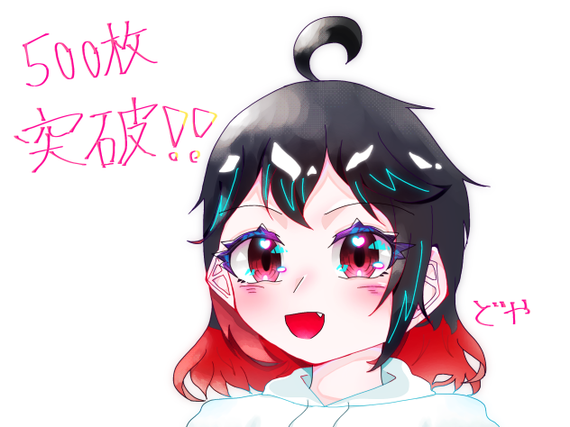 500枚突破です！