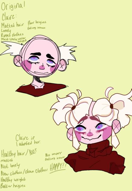 OG!Claire + If I adopted Claire