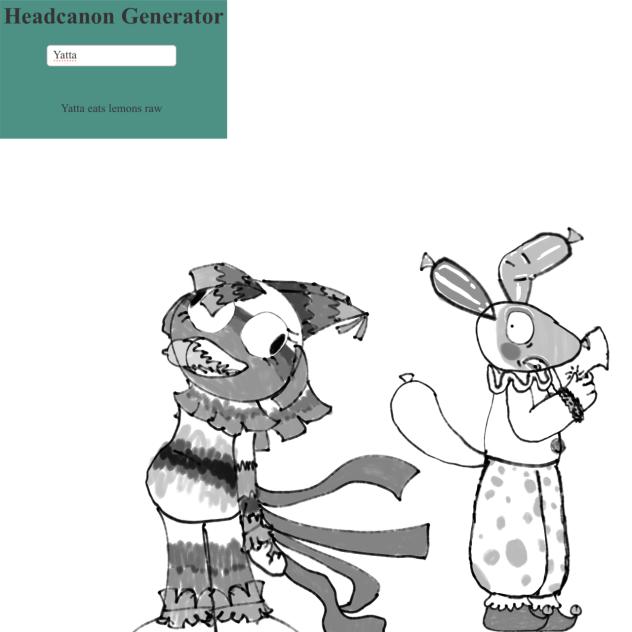 Headcanon generator
