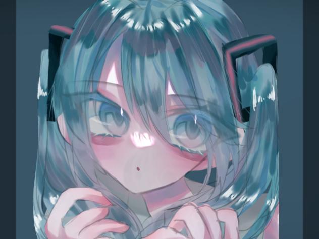 - ̗̀ ぱちにこミク！  ̖́-
