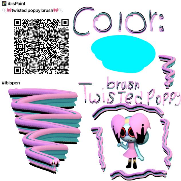🫧🎀twisted poppy brush🎀🫧
