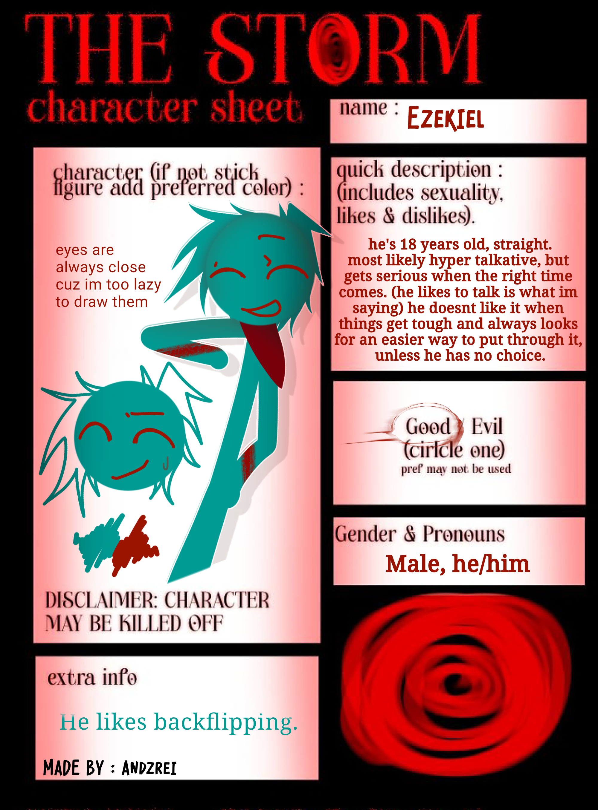 character sheet 🎈 - ibisPaint