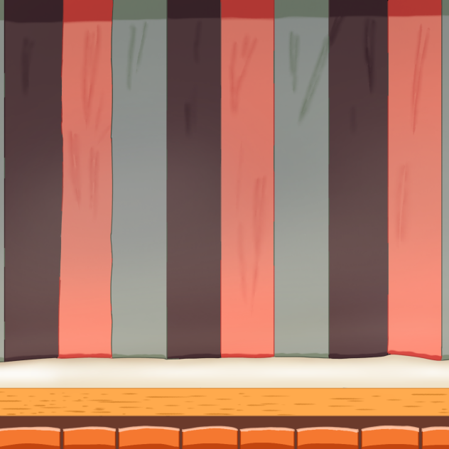 歌舞伎開演前の舞台