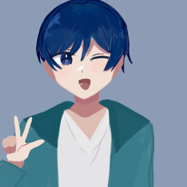 レイヤー一枚でかいてみました