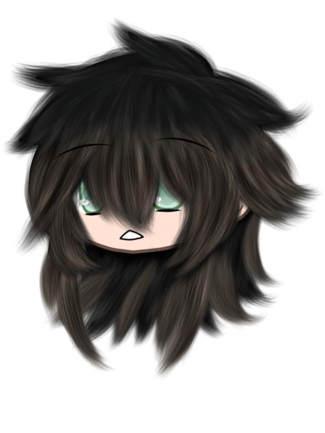 my  oc editing  hair