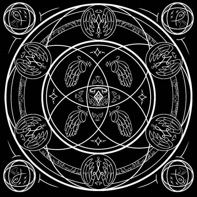 pentagrama de hechizo divina