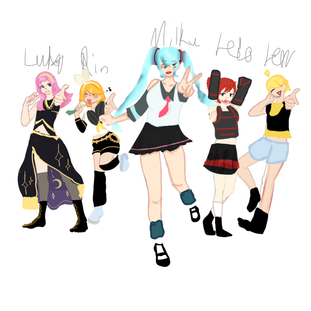 VOCALOID ART CHALLENGE WITH MY BESTIE!!