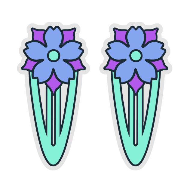 Hairpin sticker4