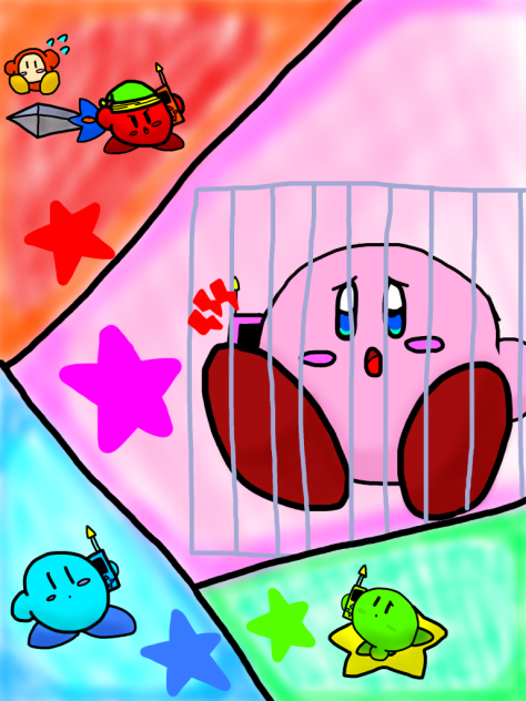 カービィ鏡の大迷宮 自分なりに書いてみた！ - ibisPaint