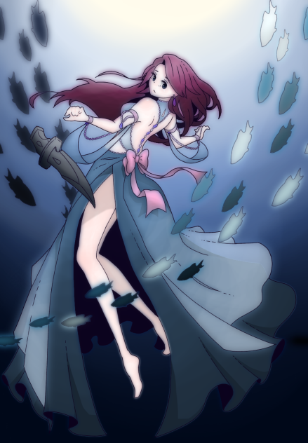 人魚姫  塗りました