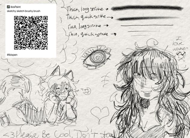 pencil texture brush X3