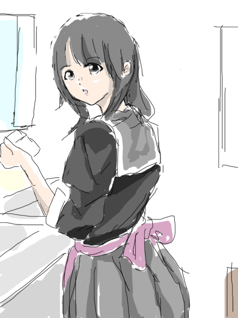 朝ごはん作ってるとこ