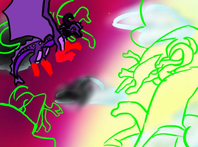 Good vs evil OC collab